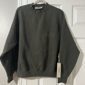 Essentials Fear of God Off Black Crew Neck
